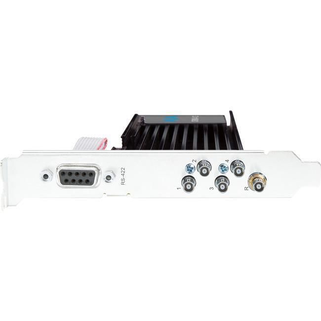 AJA Corvid 44 12G S NC – Fanless PCIe 12G-SDI I/O card for professional UHD, HDR video capture and playback with silent, high-performance design.