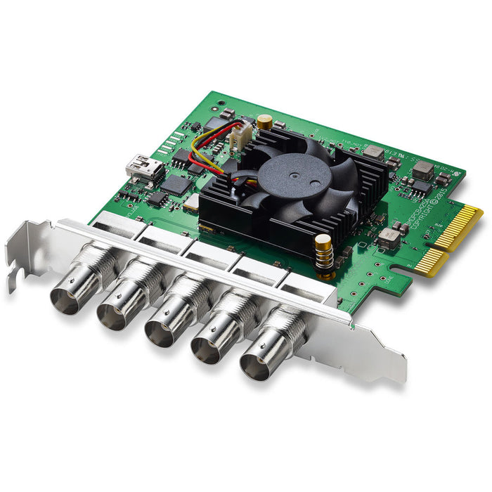 Blackmagic Design DeckLink Duo 2 – Multi-channel PCIe capture and playback card with 4 independent 3G-SDI connections, supporting up to 1080p60 for professional video production workflows