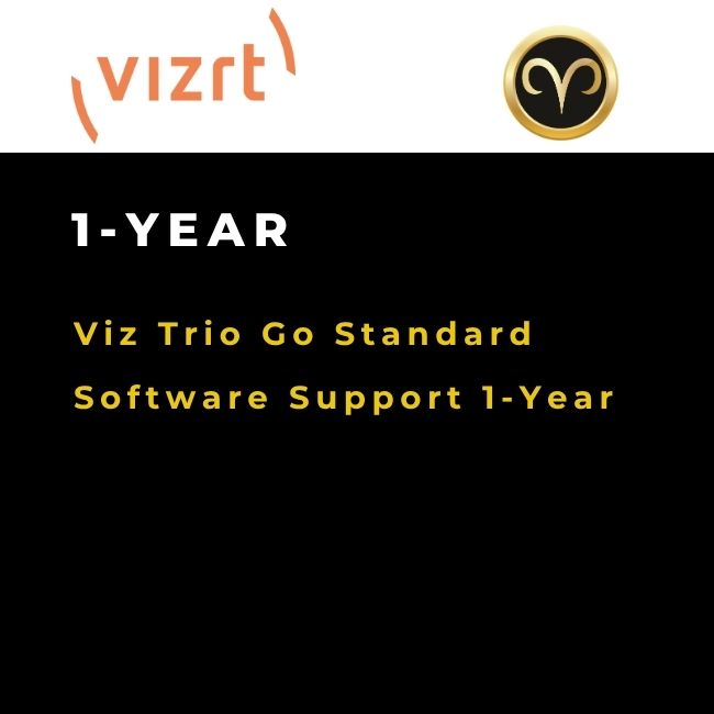 Vizrt Viz Trio Go Standard Support SSTATRIOGO broadcast graphics system
