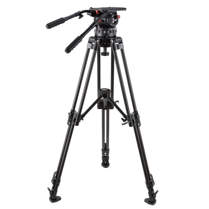 Camgear V35P EFP CFMS Carbon Fiber Camera Tripod System with fluid head and ground spreader