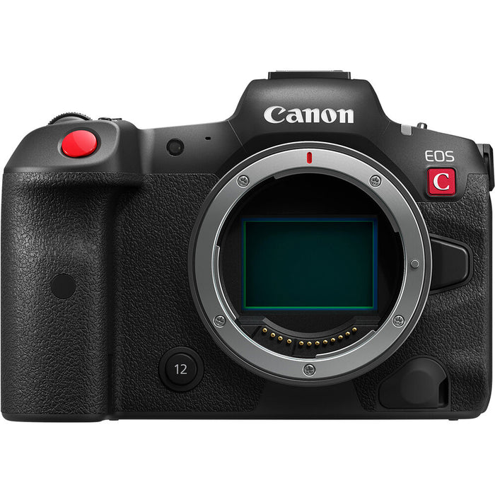 Canon EOS R5C mirrorless hybrid camera with 8K video recording, advanced autofocus, and professional filmmaking features.