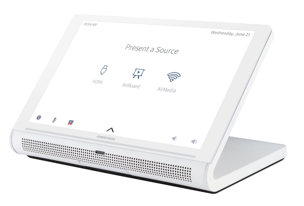 Crestron TS-770-W-S 7-inch touch screen panel for smart control and automation