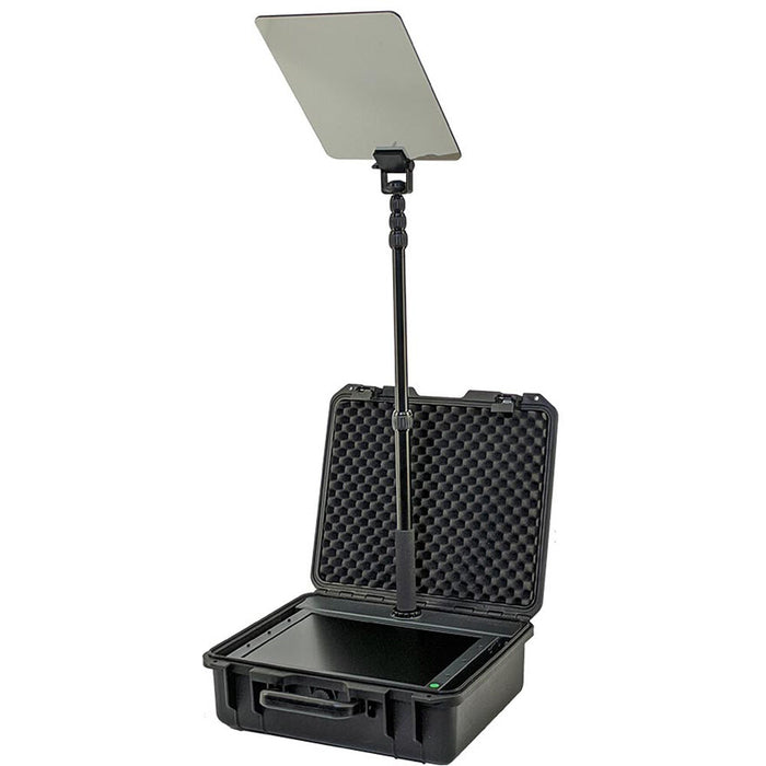 Data Video TP-800 freestanding teleprompter with integrated display and adjustable stand