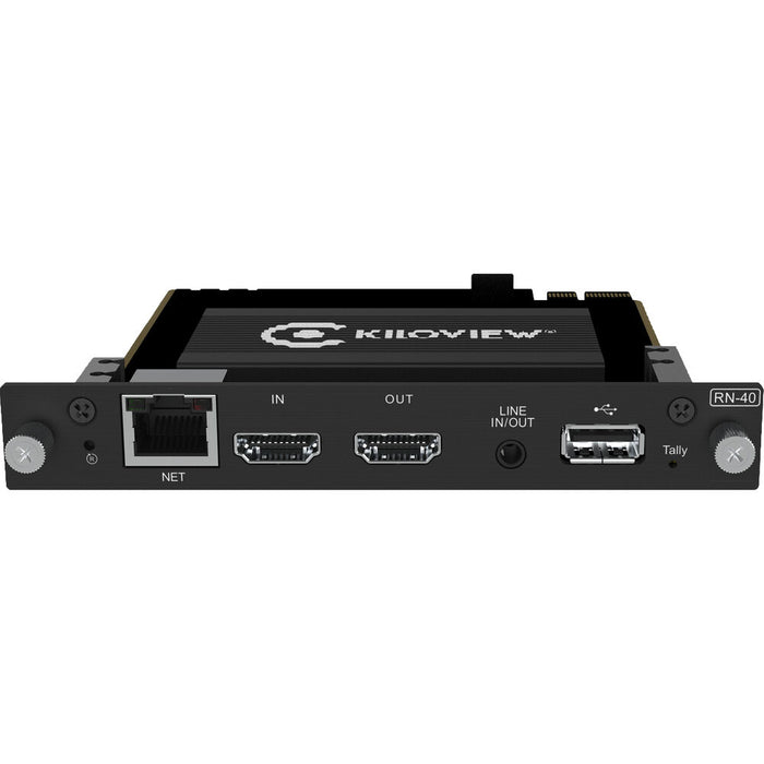 Kiloview RN-40 HDMI Encoding/Decoding Module for seamless streaming and broadcasting, ideal for video production and live events.