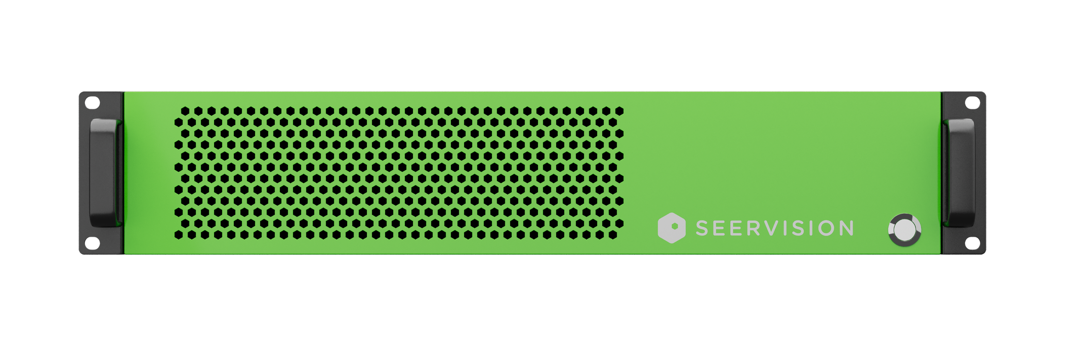 Q-SYS SVS1-2U Seervision Server, a 2U rack-mounted AI-driven camera automation appliance.