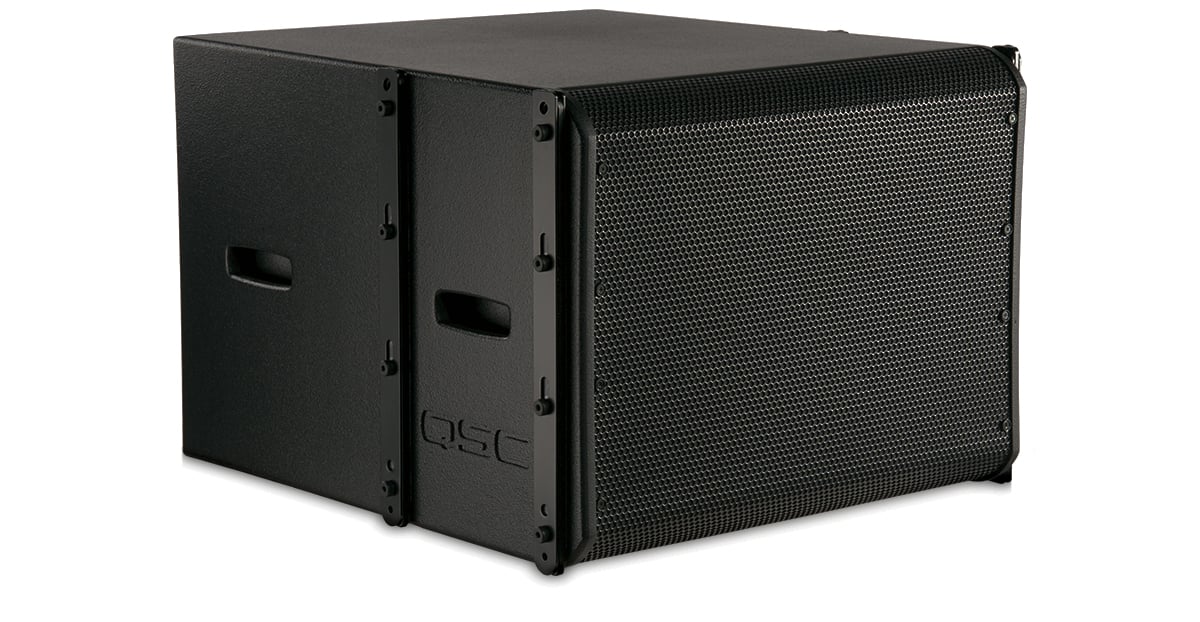 QSC WL118-SW-B 18-inch vented subwoofer in black finish