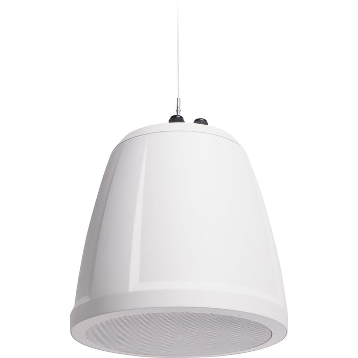 Q-Sys AD-P.SUB-WH 6.5" passive surface-mount subwoofer in white, designed for high-quality low-frequency reinforcement in commercial audio systems.