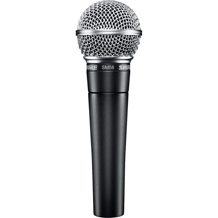 Shure SM58-LC Cardioid Dynamic Vocal Microphone with windscreen and steel mesh grille