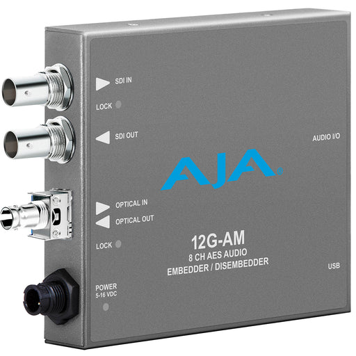 12G-AM-R-ST is a 12G-SDI video/audio interface for 4K workflows, offering reliable connectivity, versatile I/O options, and high-quality signal handling.