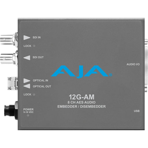 12G-AM-T is a 12G-SDI video/audio interface designed for 4K workflows, offering reliable connectivity and versatile I/O for professional media production.