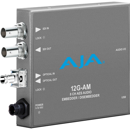 12G-AM-T-ST is a 12G-SDI video/audio interface designed for 4K workflows, offering reliable connectivity, high-quality signal handling, and versatile I/O options.