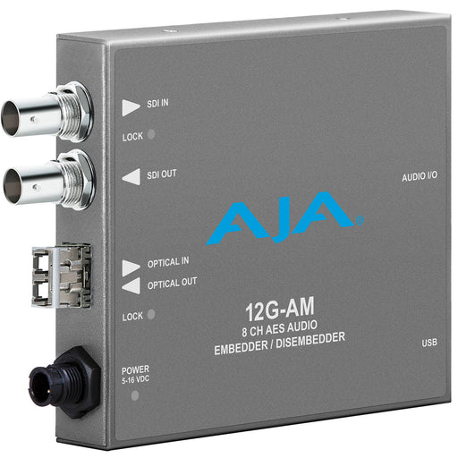 12G-AM-TR is a high-performance 12G-SDI video/audio interface, designed for 4K workflows, offering reliable connectivity and versatile I/O for professional media production.