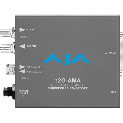 12G-AMA-TR is a 12G-SDI video/audio interface for 4K workflows, offering reliable connectivity, high-quality signal handling, and versatile I/O options.