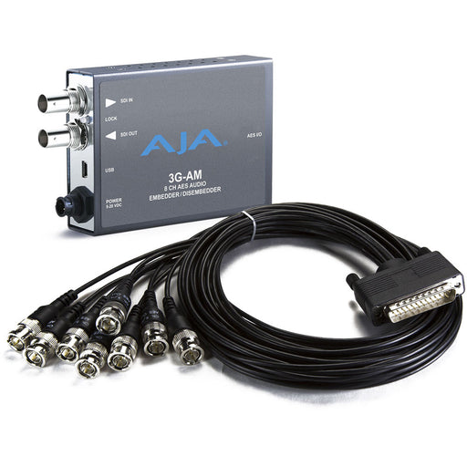 3G-AM-BNC is a 3G-SDI video/audio interface with BNC connections, designed for professional media production, providing reliable signal handling and connectivity.