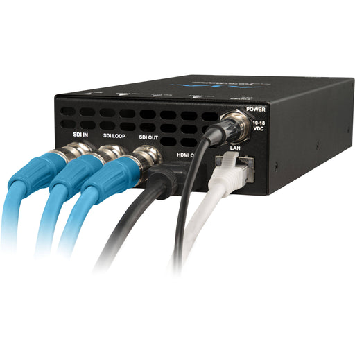 AJA COLORBOX-R0 is a compact, real-time color management device for advanced LUT processing, color conversion, and HDR/SDR workflows.
