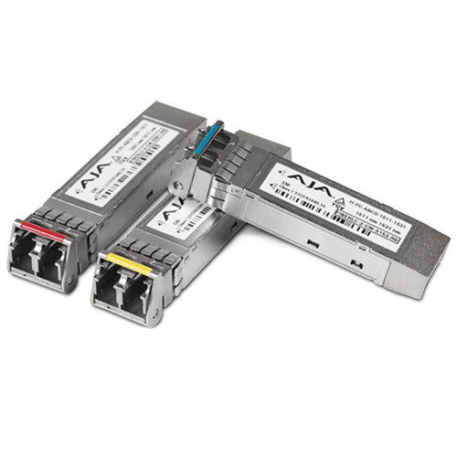 AJA FIBERLC-1TX-12G is a 12G-SDI LC fiber transmitter, designed for long-distance, high-bandwidth video signal transmission in professional workflows.