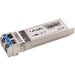 Bidirectional 12G-SDI fiber optic transceiver SFP with LC connectors for simultaneous video send and receive over single-mode fiber.