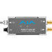 Single-channel 12G-SDI to fiber optic transmitter with ST connector for long-distance 4K video transmission.