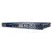 AJA FS-HDR real-time HDR/WCG converter and frame synchronizer, 1RU rack-mounted unit with front-panel display and control buttons.
