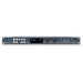 AJA FS1-X multi-format frame synchronizer and converter, 1RU rack-mounted unit with front-panel display and control interface.