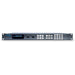AJA FS4 four-channel 4K/UltraHD/HD frame synchronizer and converter, 1RU rack-mounted unit with front-panel display and control interface.