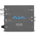 AJA HI5-12G-R0 is a 12G-SDI to HDMI 2.0 converter, supporting up to 4K/UltraHD 60p video, HDR, and embedded audio for professional workflows.