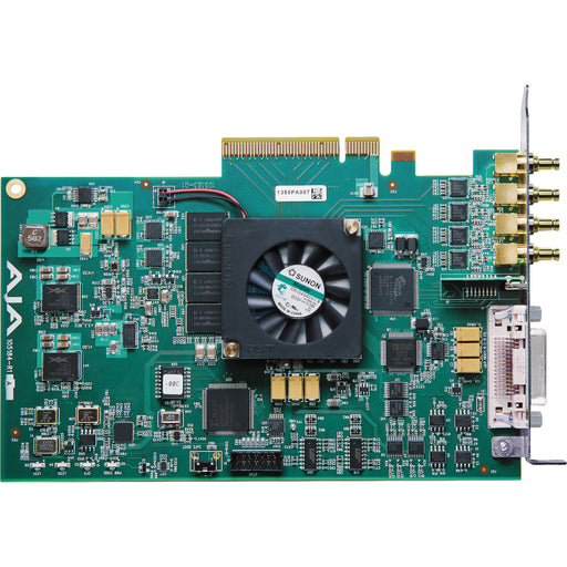 AJA KONA-4-R0 – Professional PCIe video I/O card with quad 3G-SDI and HDMI output for high-resolution 4K/UltraHD and multi-format workflows.