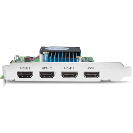 AJA KONA-HDMI4R-R0 – High-performance PCIe card with four HDMI 1.4 inputs for multi-channel HD video capture and workflow integration.