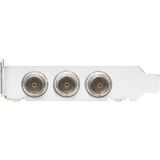 AJA KONA 1-S – Low-profile PCIe video I/O card with 3G-SDI connectivity for high-quality HD/SD capture and playback in professional workflows.