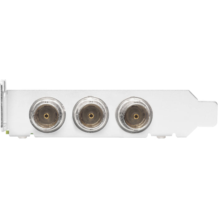 AJA KONA 1-S – Low-profile PCIe video I/O card with 3G-SDI connectivity for high-quality HD/SD capture and playback in professional workflows.