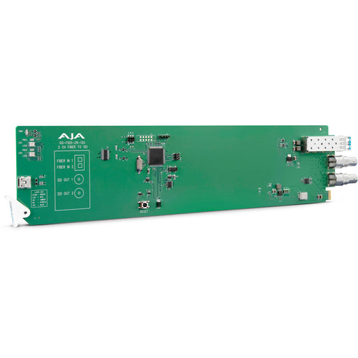 OG-FIDO-2R-12G: A dual-channel 12G-SDI video interface with FIDO technology, providing secure and reliable video signal transmission and conversion for professional broadcasts.
