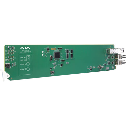 OG-FIDO-2R-MM: A dual-channel video interface with FIDO technology and multi-mode fiber support, ensuring secure, reliable signal transmission for broadcast environments.