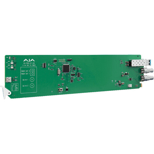 OG-FIDO-2T-12G: A high-performance 12G-SDI interface with FIDO technology, supporting dual-channel video signal transmission and conversion for professional broadcast environments.