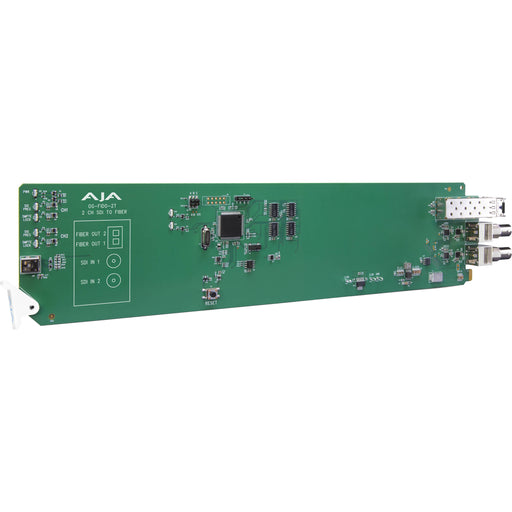OG-FIDO-2T-MM: A dual-channel video interface with FIDO technology, supporting multi-mode fiber for secure, reliable signal transmission in broadcast environments.