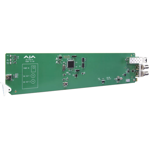 OG-FIDO-R-MM: A dual-channel video interface with FIDO technology and multi-mode fiber support, providing secure, reliable video signal transmission for broadcasts.