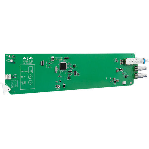 OG-FIDO-T-12G-ST: A 12G-SDI interface with FIDO technology and ST connector support, designed for secure and reliable video signal transmission in broadcast environments.