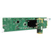 AJA OG-HA5-12G-T openGear 12G-SDI to HDMI 2.0 converter with LC fiber transmitter, supporting 4K/UltraHD up to 60p, HDR metadata, and embedded audio.