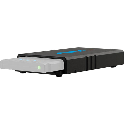 AJA PAK Dock Pro – High-speed USB 3.2 Gen 2 dock for AJA PAK Media, supporting 10 Gbps data transfers in a compact, bus-powered design.