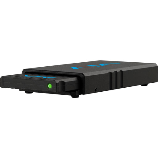 AJA PAK Dock Pro – High-speed USB 3.2 Gen 2 dock for AJA PAK Media, supporting 10 Gbps data transfers in a compact, bus-powered design.