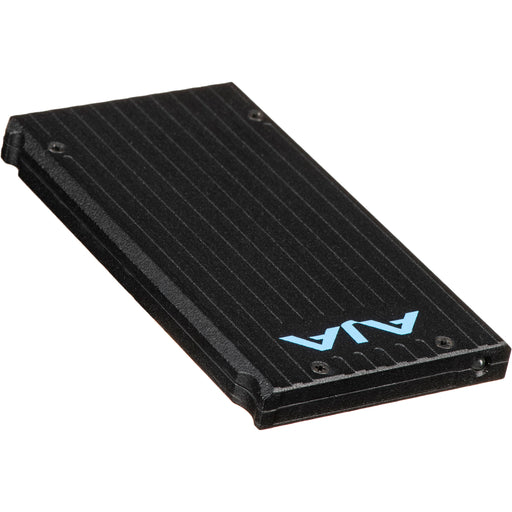 PAK256-X3 AJA storage module, offering 256GB capacity for high-performance video recording and editing in 4K and HD workflows.