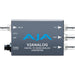 AJA V2Analog Mini-Converter – SDI to analog video converter with 10-bit processing and simultaneous component, composite, and YC outputs.