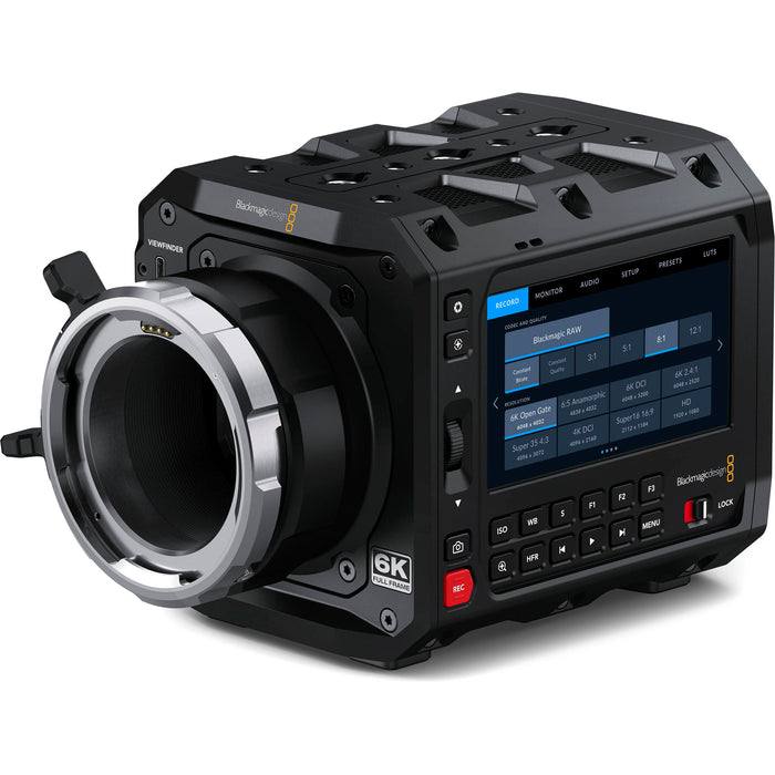 Blackmagic Design CINECAMCPYXH60LFPL – 6K Full-Frame Cinema Camera with ARRI PL Mount for Professional Filmmaking