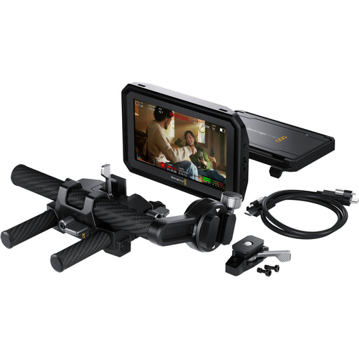 Blackmagic Design CINEURSABB/AMKITEVF – Gold Mount Battery Plate and Electronic Viewfinder Kit for URSA Mini Cameras