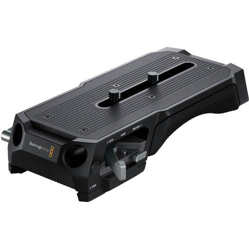Blackmagic Design CINEURSAC/BASEPLT15 – 15mm Baseplate for URSA Cine 12K with Rod Support and Shoulder Pad