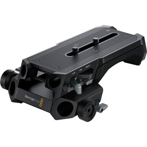 Blackmagic Design CINEURSAC/BASEPLT19 – 19mm Baseplate for URSA Cine 12K with Rod Support and Shoulder Pad