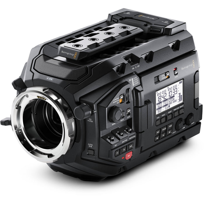 Blackmagic Design CINEURSAMUPROTPL – PL Mount for URSA Mini Pro with Cooke i/Technology Metadata Support.