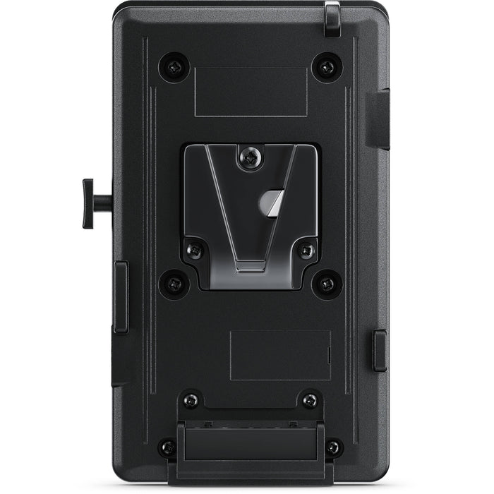 Blackmagic Design CINEURVLBATTAD – V-Lock Battery Plate for URSA Broadcast and URSA Mini Cameras.