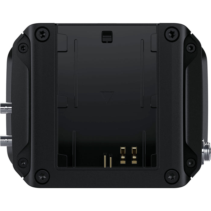 The Blackmagic Micro Studio Camera 4K G2 is an ultra-compact broadcast camera with a 4K sensor, 13 stops of dynamic range, and an MFT lens mount. It supports Ultra HD 2160p60, features 12G-SDI & HDMI outputs, built-in color correction, and records Blackmagic RAW to external USB disks. Its small size allows flexible placement without compromising image quality.