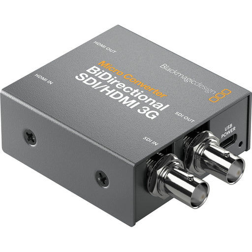 Blackmagic Design CONVBDC/SDI/HDMI03G/P – Micro Converter SDI to HDMI 3G with Power Supply for Professional Video Monitoring.