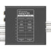 Blackmagic Design Mini Converter Audio to SDI 2, a compact device that converts balanced audio signals (analog or AES/EBU) into SDI video signals, supporting both SD and HD video formats for professional broadcast and production environments.